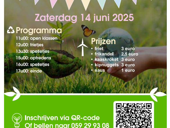 Schoolfeest De Zandkorrel - Zaterdag 14 juni 2025