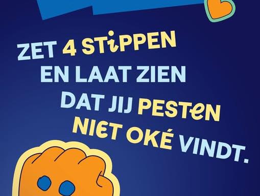Ook wij zeggen "NEEN" tegen pesten!